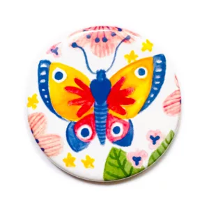 Badge et Magnet Papillon