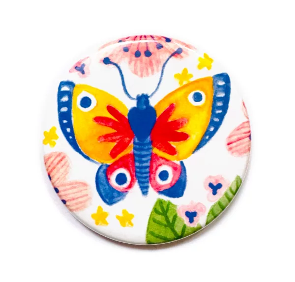 Badge et Magnet Papillon