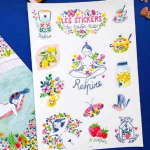 Planche de stickers "Respire" – Image 5