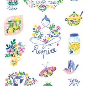 Planche de stickers "Respire" – Image 2