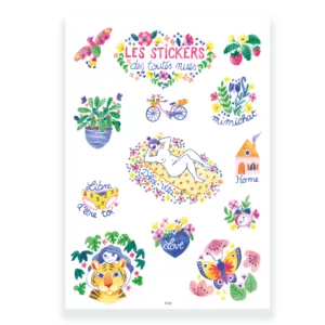 Planche de stickers "Dolce vita"