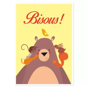 Affiche Bisous