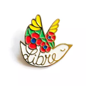 Pin's émaillé "libre"