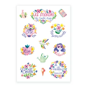 Planche de stickers "Brille"