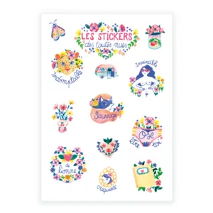 Planche de stickers "Indomptable"