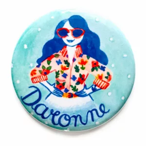 Badge et Magnet Daronne - Badge