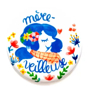 Badge et Magnet Mère-veilleuse - Badge
