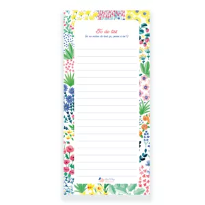 Bloc-notes fleuri