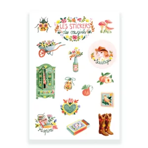 Planche de stickers "Sauvage"